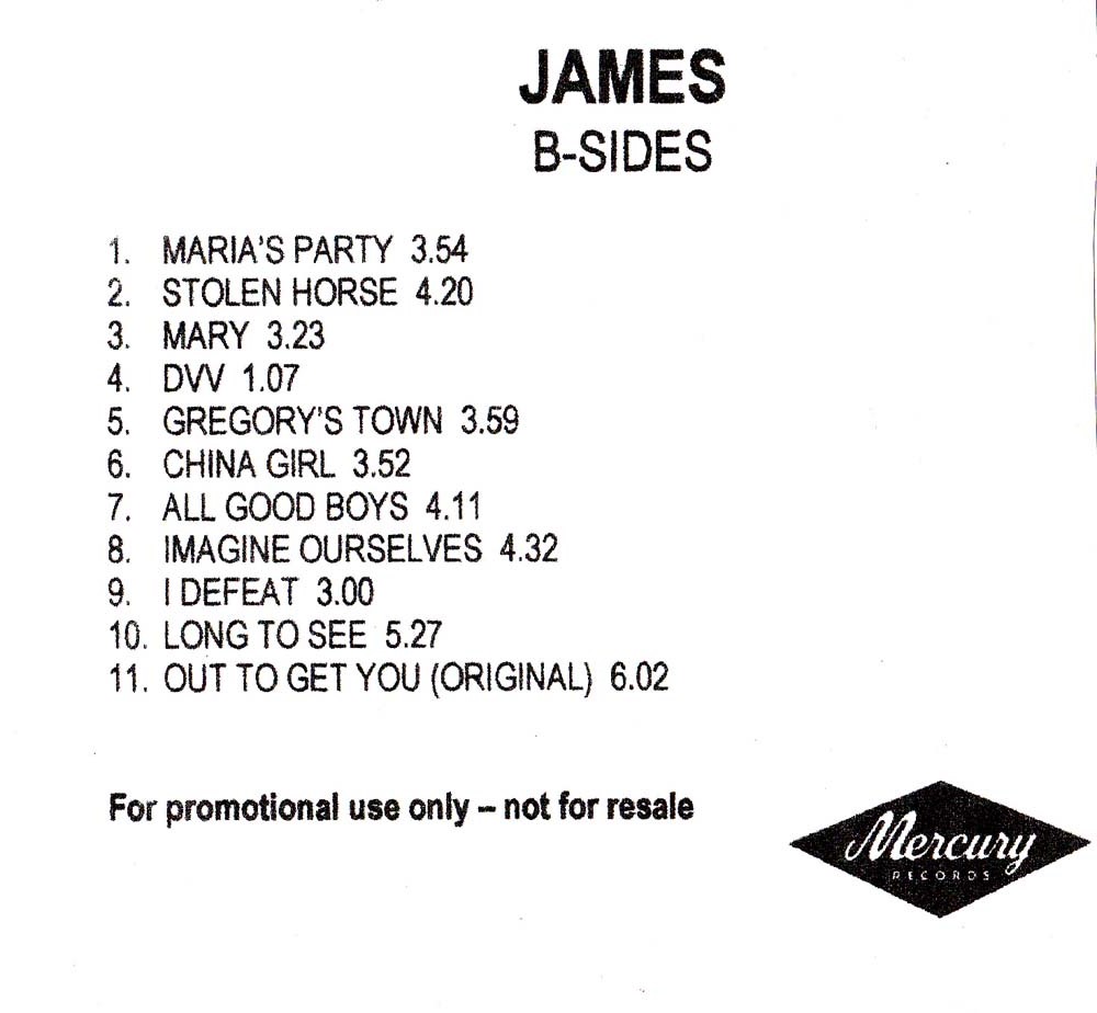 One Of The Three | B-Sides Ultra- The James Band Archive